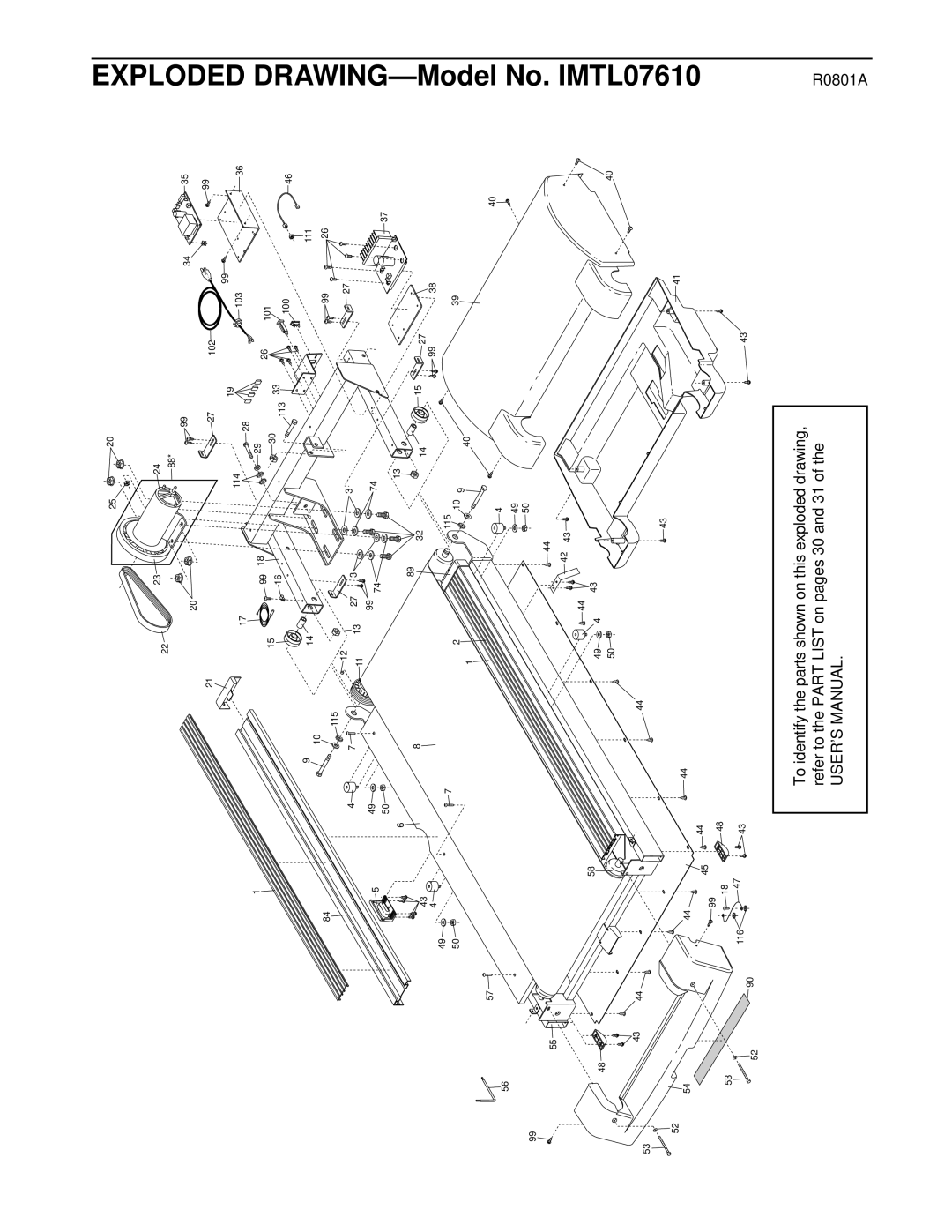 Image IMTL07610 user manual Exploded 