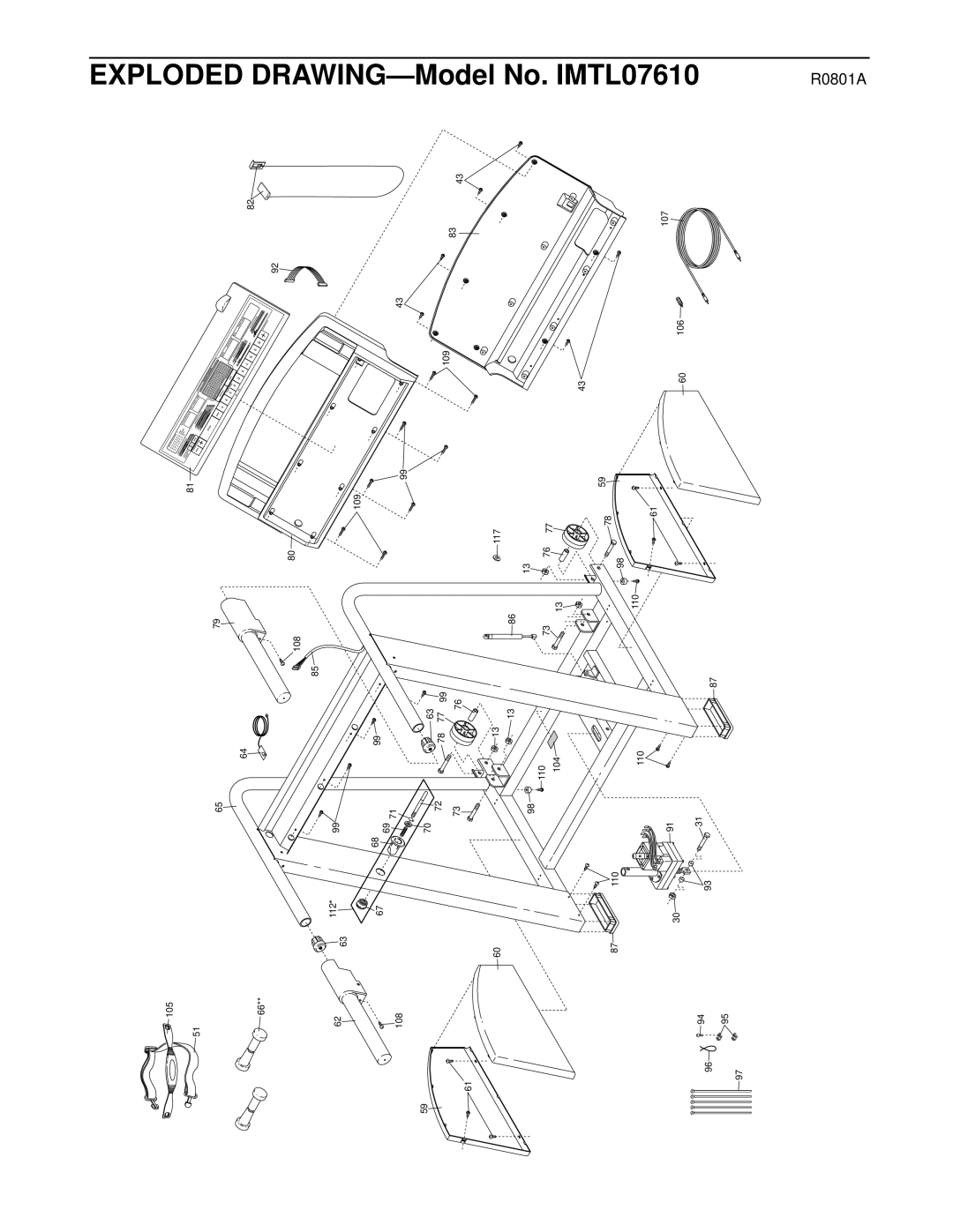 Image IMTL07610 user manual Exploded Drawing 