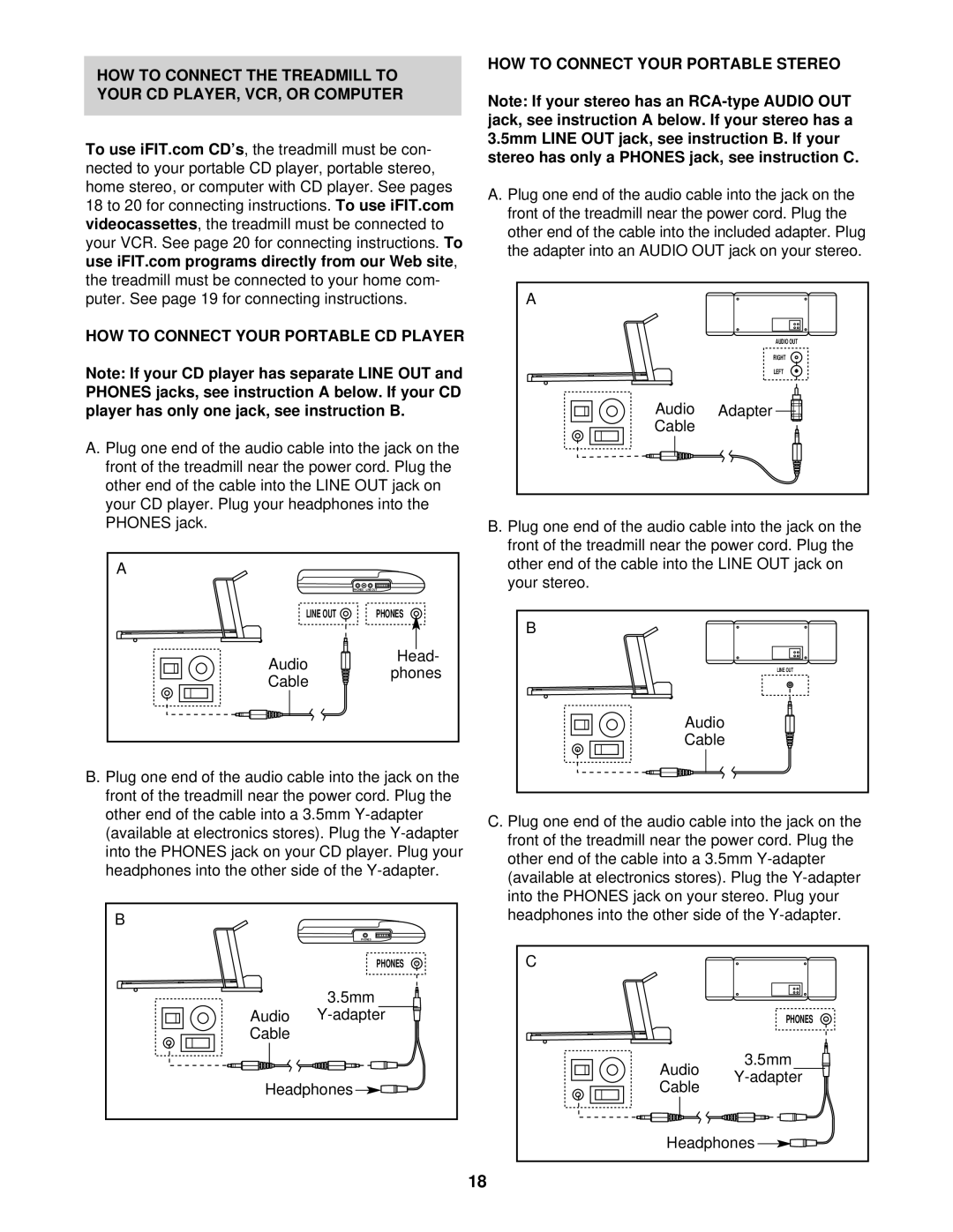 Image IMTL07611 user manual HOW to Connect Your Portable Stereo 