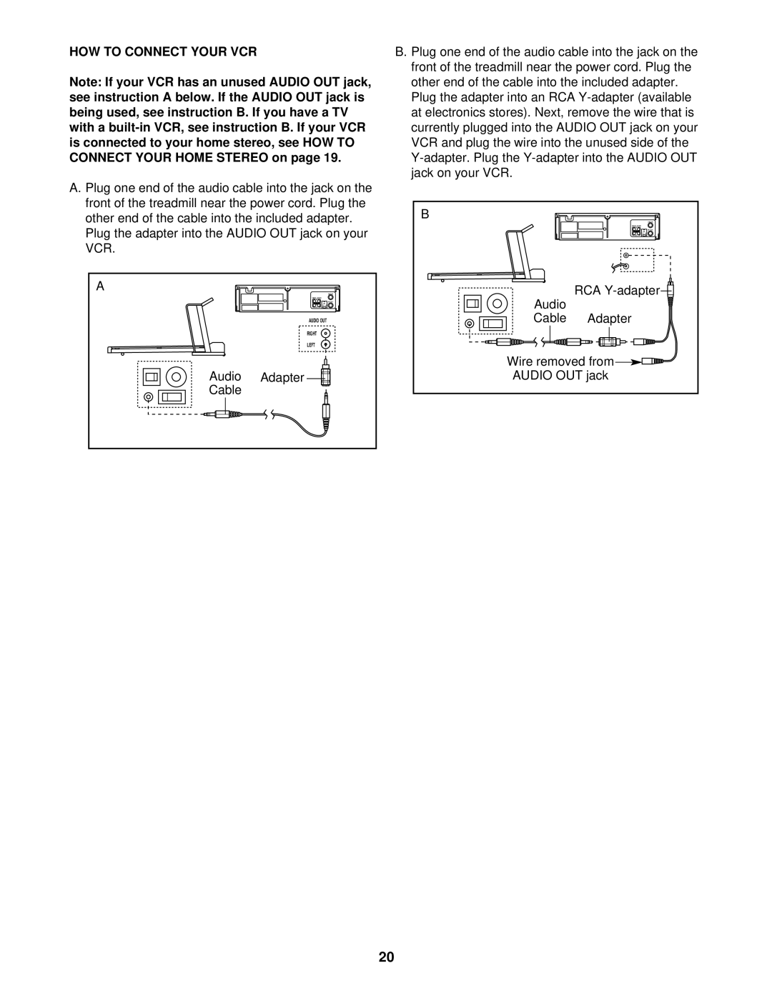 Image IMTL07611 user manual HOW to Connect Your VCR, Audio Adapter Cable 