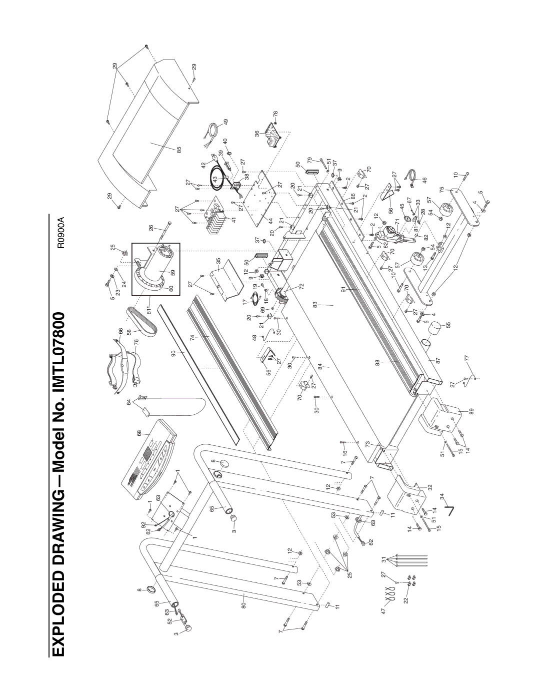 Image user manual Exploded DRAWINGÑModel No. IMTL07800 