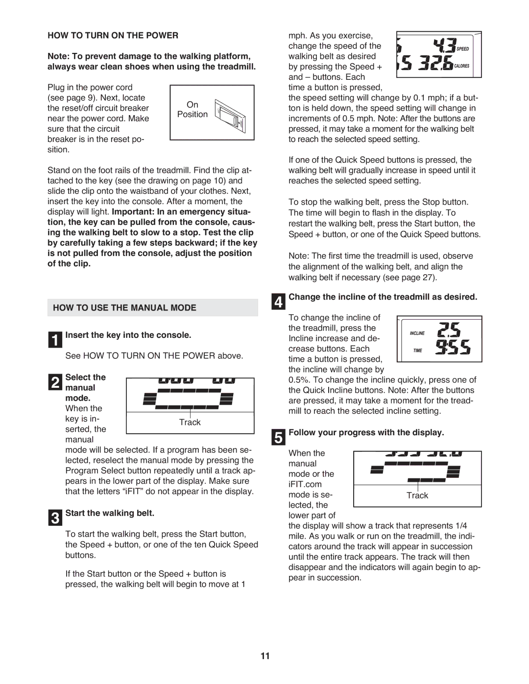 Image IMTL07905.0 user manual HOW to Turn on the Power, HOW to USE the Manual Mode 