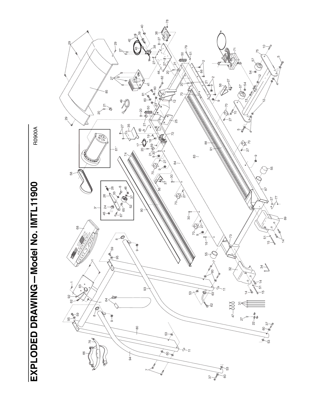 Image user manual Exploded DRAWINGÑModel No. IMTL11900 