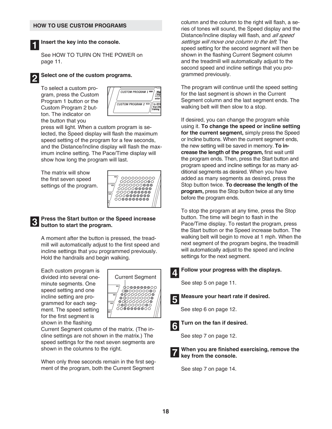 Image IMTL11905 user manual HOW to USE Custom Programs, Measure your heart rate if desired 