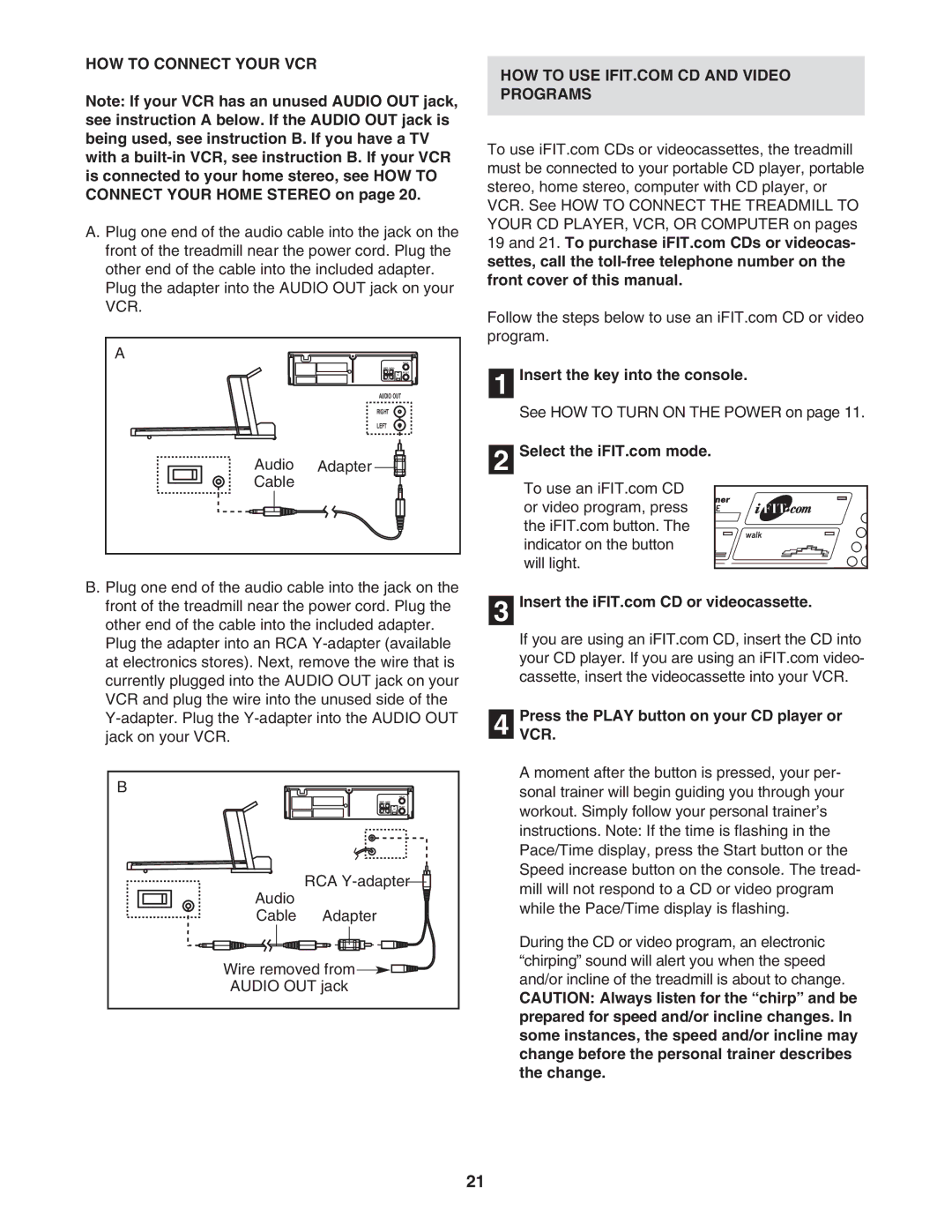 Image IMTL11905 user manual HOW to Connect Your VCR, Audio Adapter Cable, PressVCR. the Play button on your CD player or 