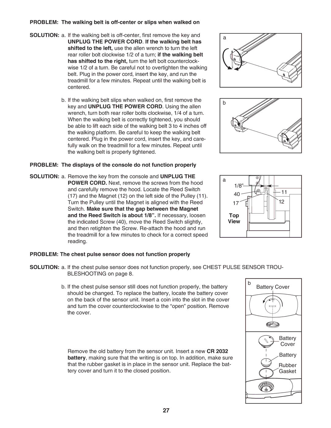 Image IMTL11905.0 user manual Problem The displays of the console do not function properly 