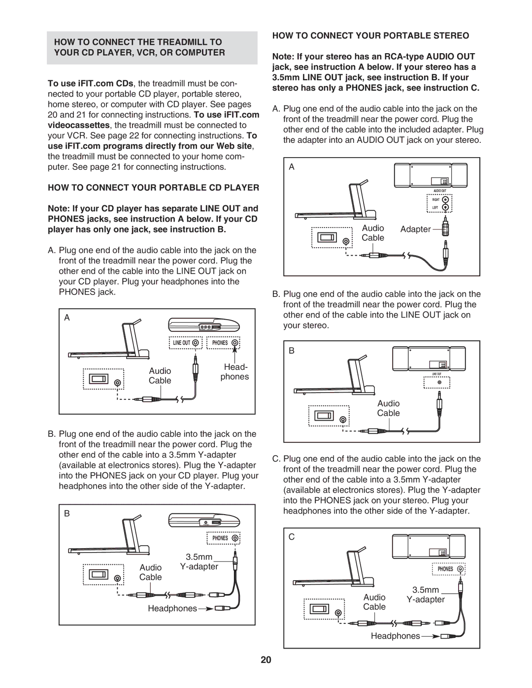 Image IMTL11905.1 user manual HOW to Connect Your Portable Stereo 