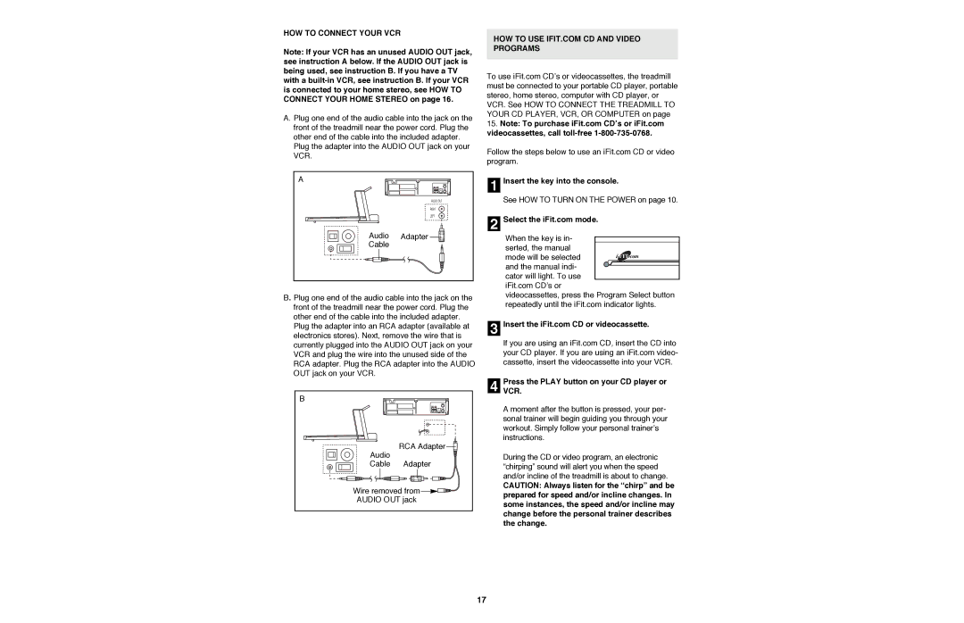 Image IMTL11990 user manual HOW to Connect Your VCR, Audio Adapter Cable 