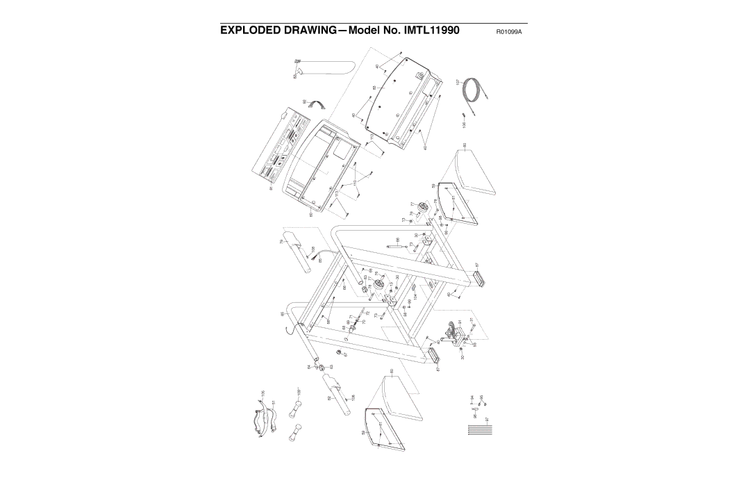 Image IMTL11990 user manual Exploded DRAWINGÑModel 