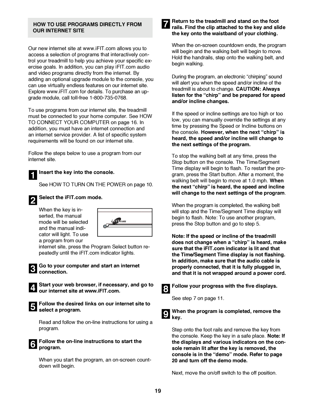 Image IMTL11992 user manual HOW to USE Programs Directly from OUR Internet Site, Go to your computer and start an internet 