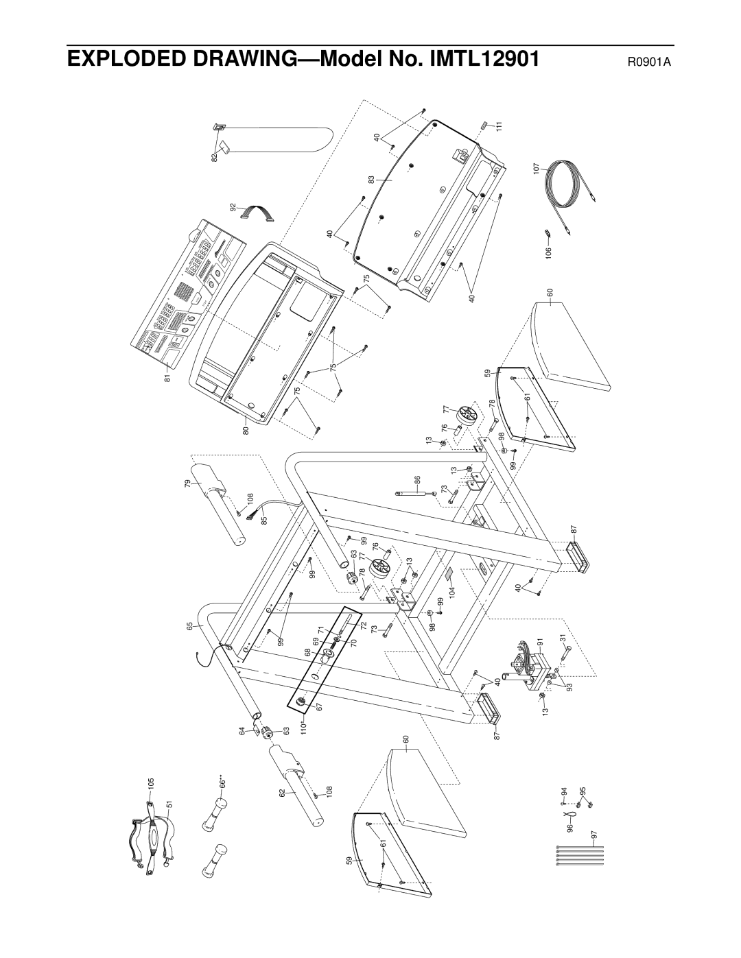 Image IMTL12901 user manual Exploded DRAWING-Model 