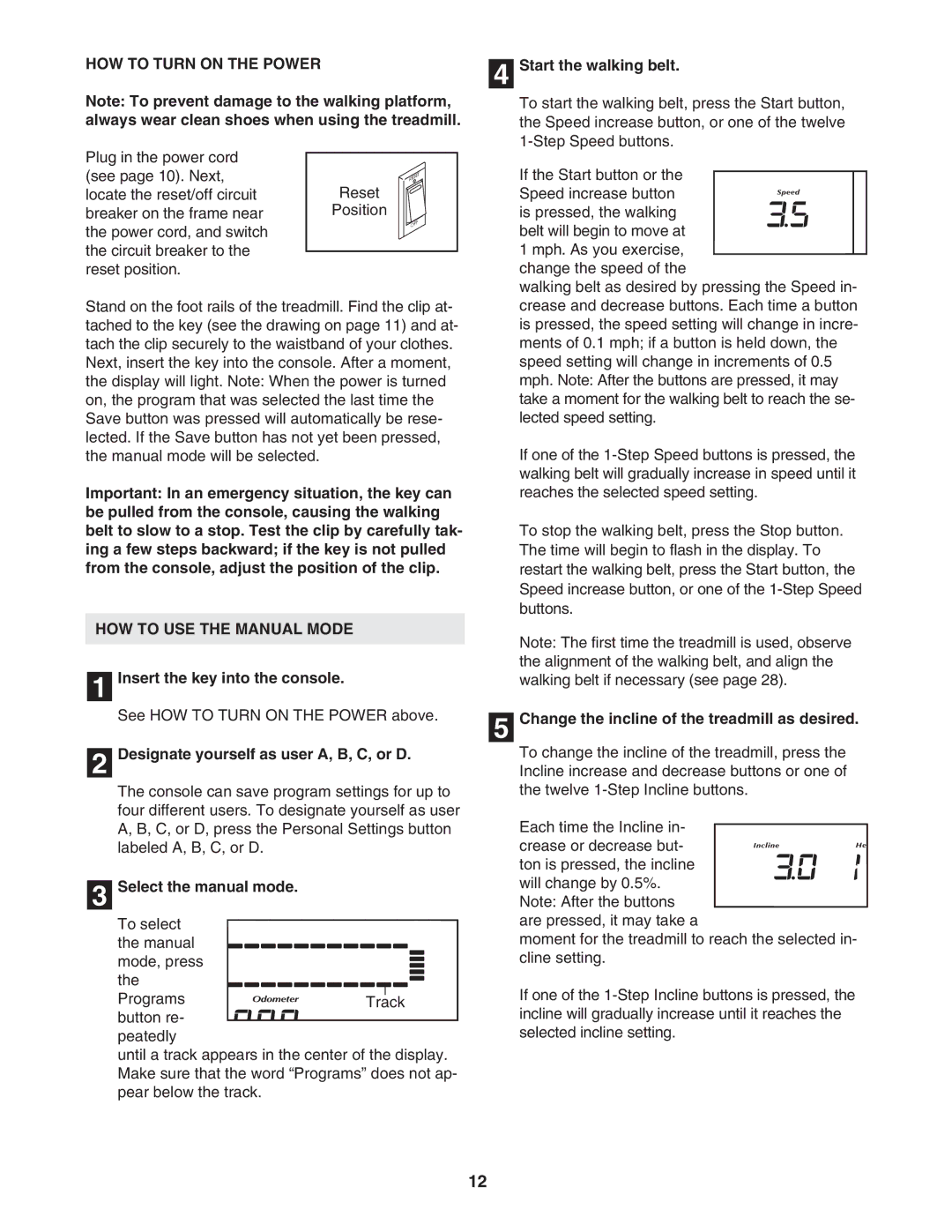 Image IMTL13905.0 user manual HOW to Turn on the Power, HOW to USE the Manual Mode 