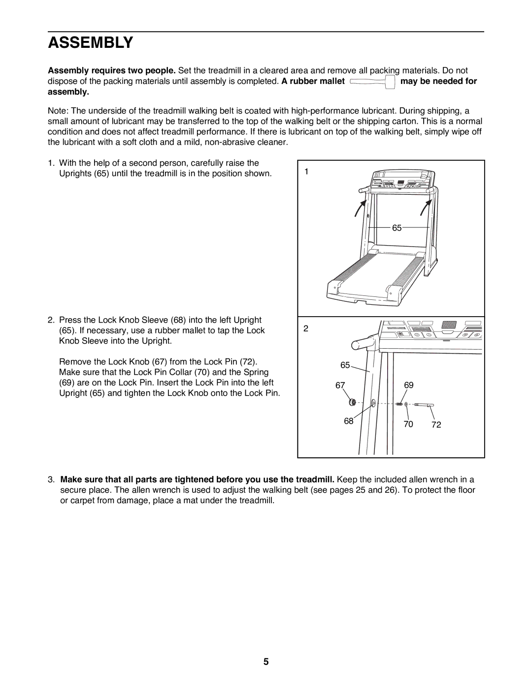 Image IMTL13991 user manual Assembly 