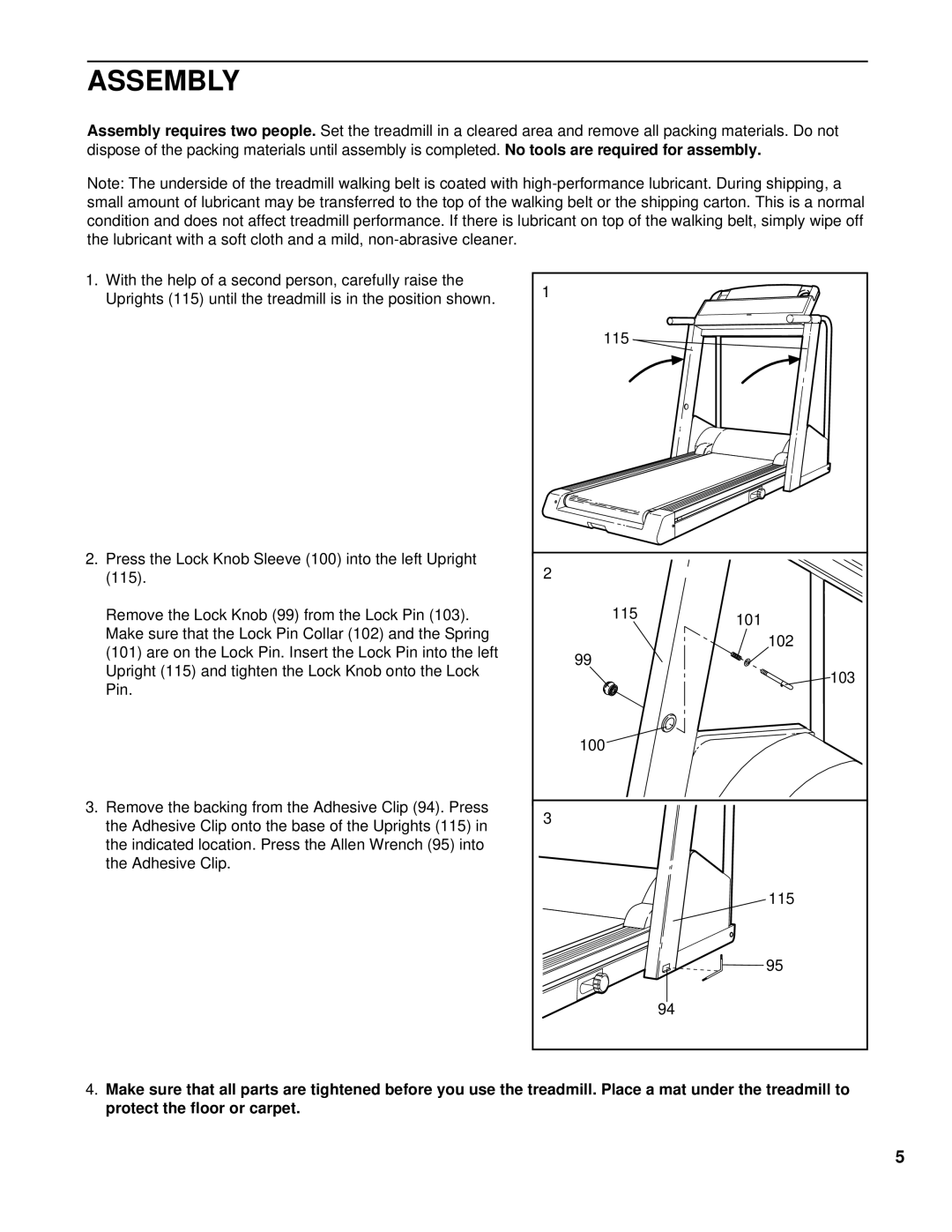 Image IMTL14072 user manual Assembly 