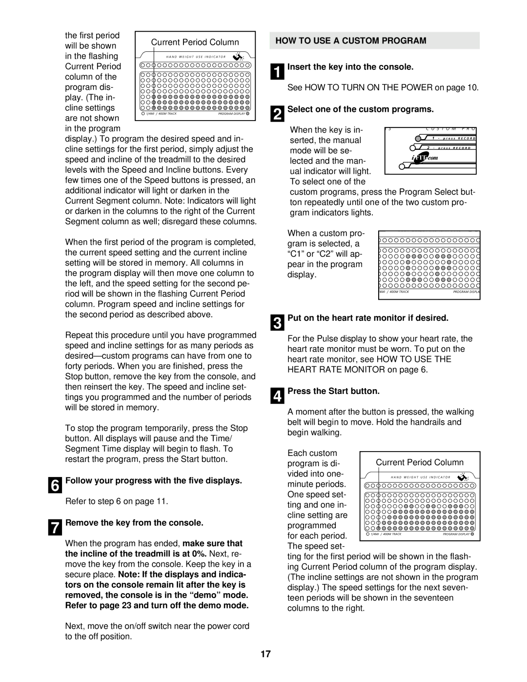 Image IMTL14900 user manual HOW to USE a Custom Program 