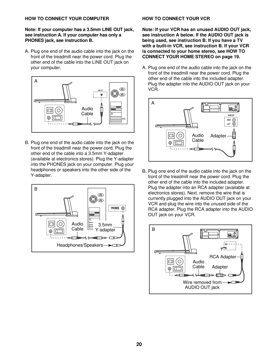 Image IMTL14900 user manual HOW to Connect Your Computer, HOW to Connect Your VCR, Audio Adapter Cable 