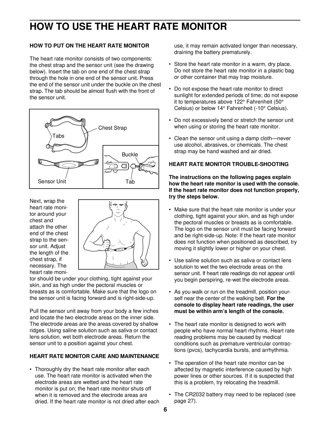 Image IMTL14901 user manual HOW to USE the Heart Rate Monitor, HOW to PUT on the Heart Rate Monitor 