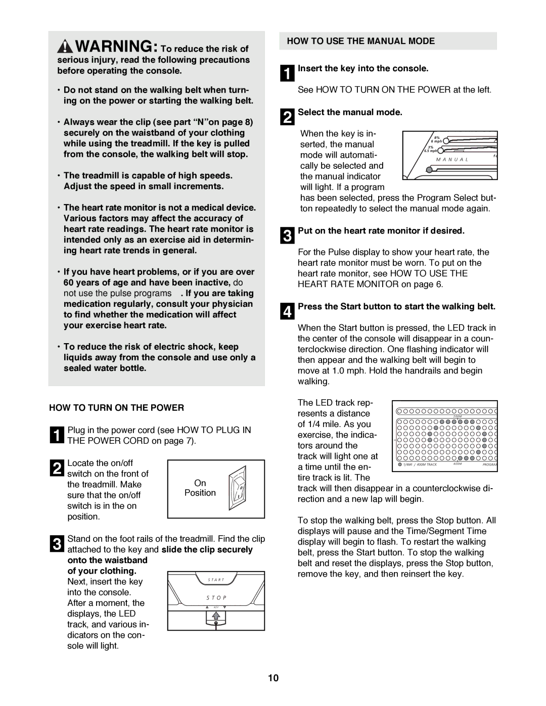 Image IMTL15991 user manual HOW to Turn on the Power, HOW to USE the Manual Mode 