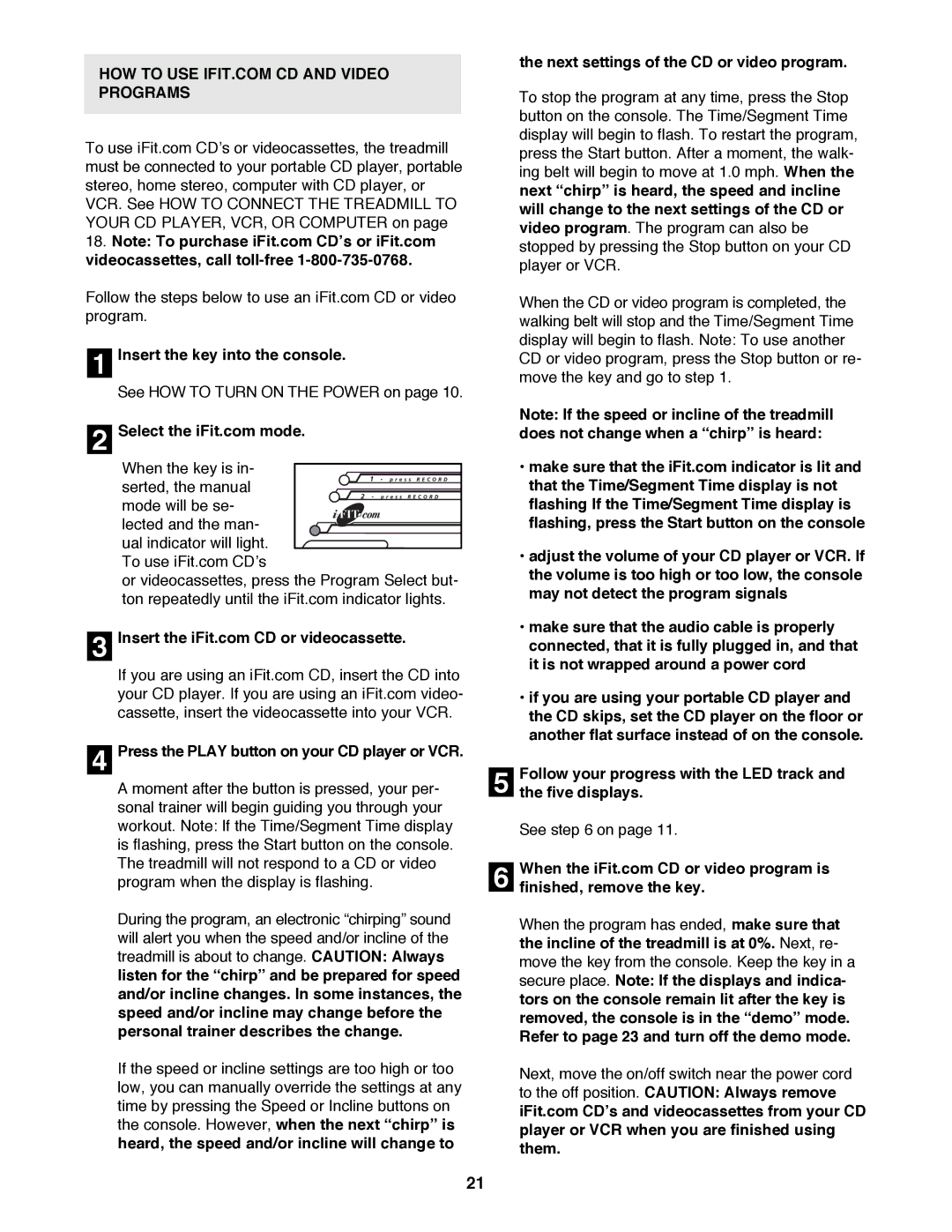 Image IMTL15991 user manual Press the Play button on your CD player or VCR, Next settings of the CD or video program 