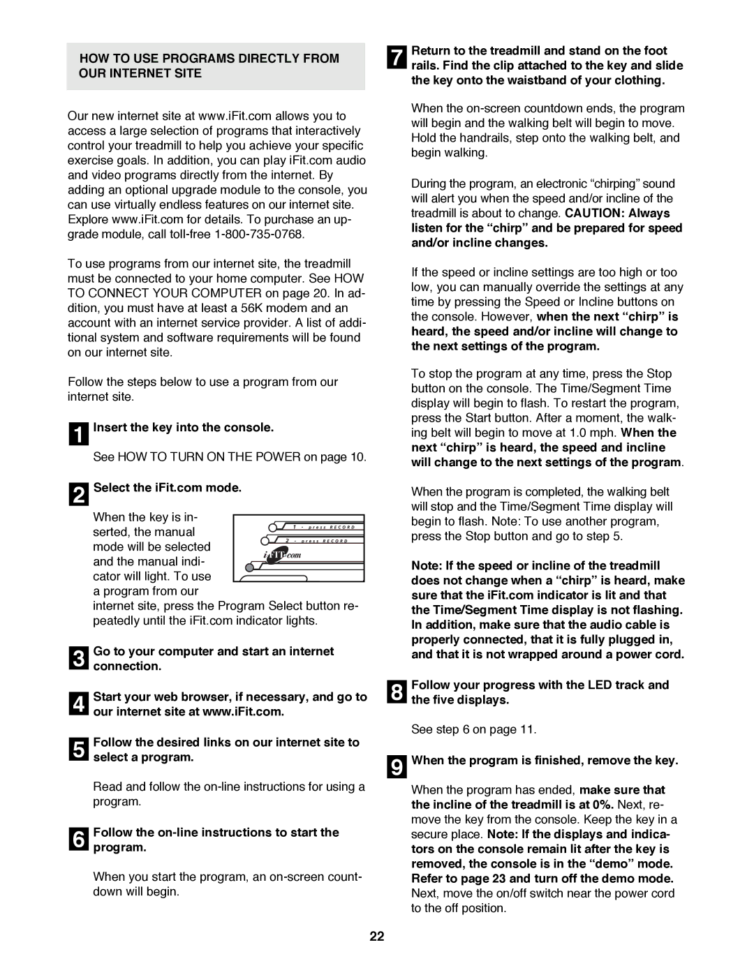 Image IMTL15991 user manual HOW to USE Programs Directly from OUR Internet Site, Go to your computer and start an internet 