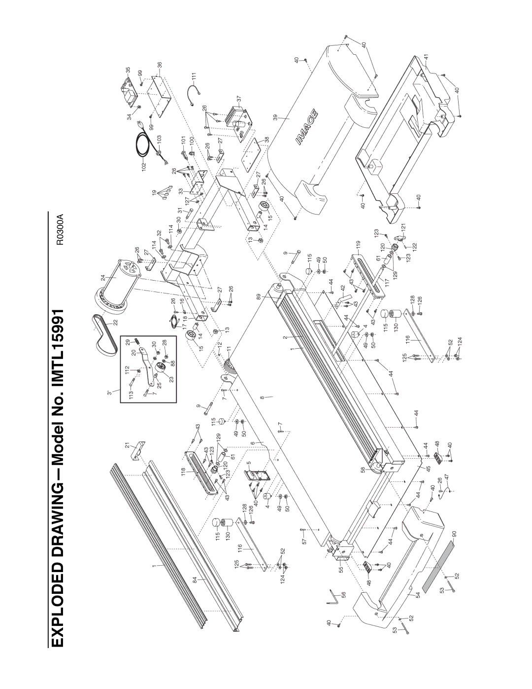 Image user manual Exploded DRAWINGÑModel No. IMTL15991 