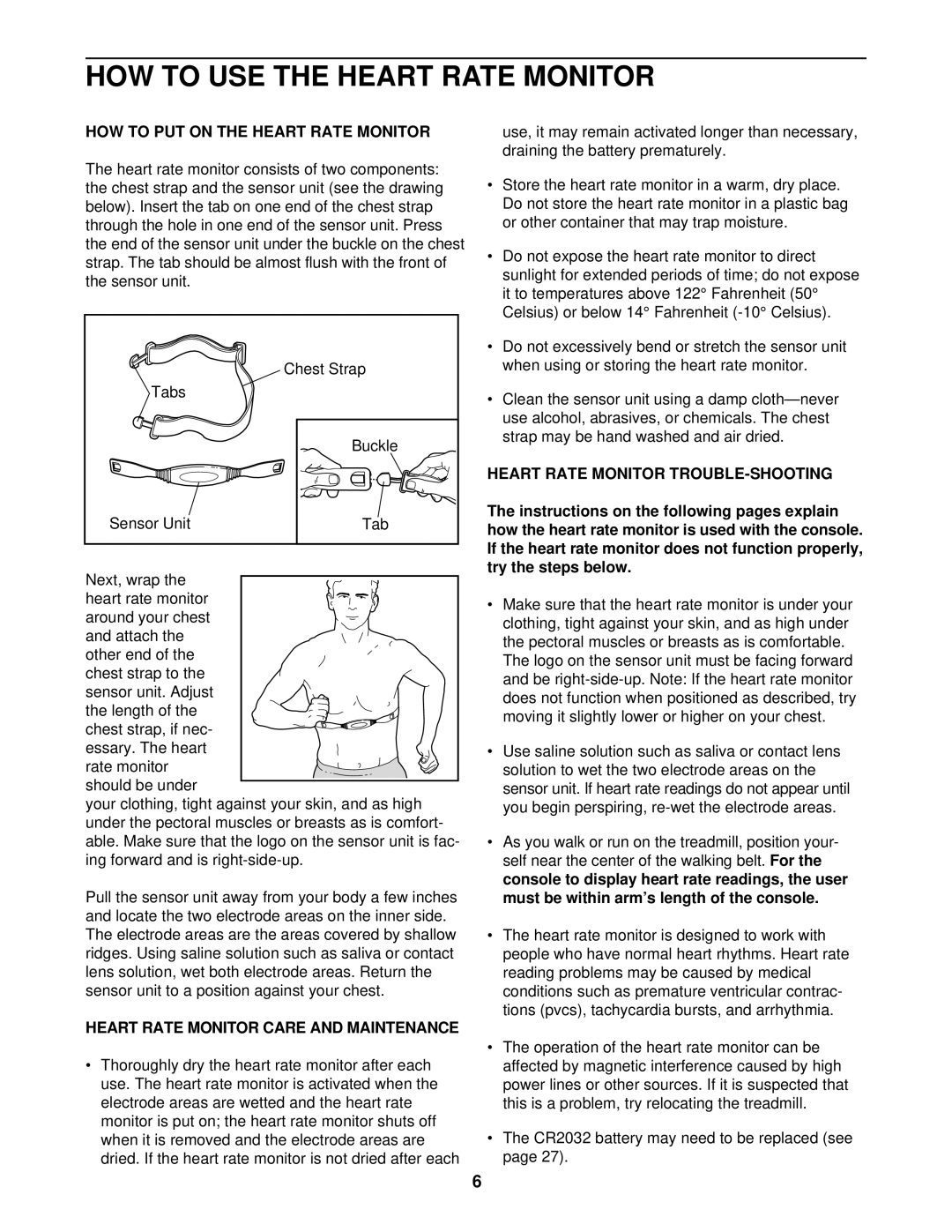 Image IMTL19901 user manual HOW to USE the Heart Rate Monitor, HOW to PUT on the Heart Rate Monitor 