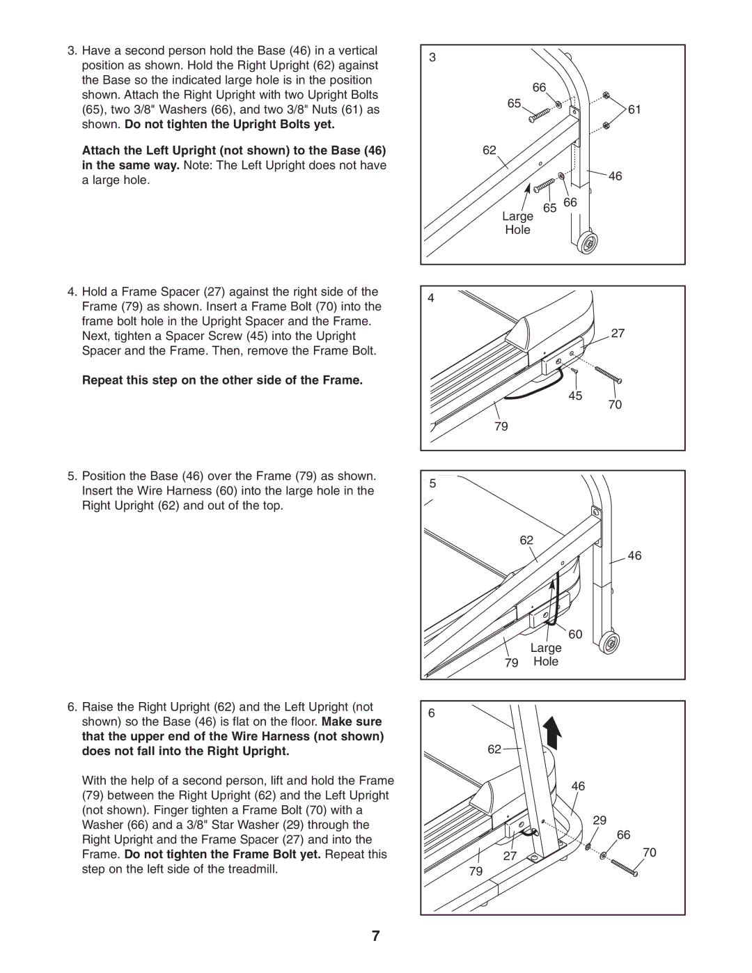 Image IMTL22506.0 user manual Repeat this step on the other side of the Frame 