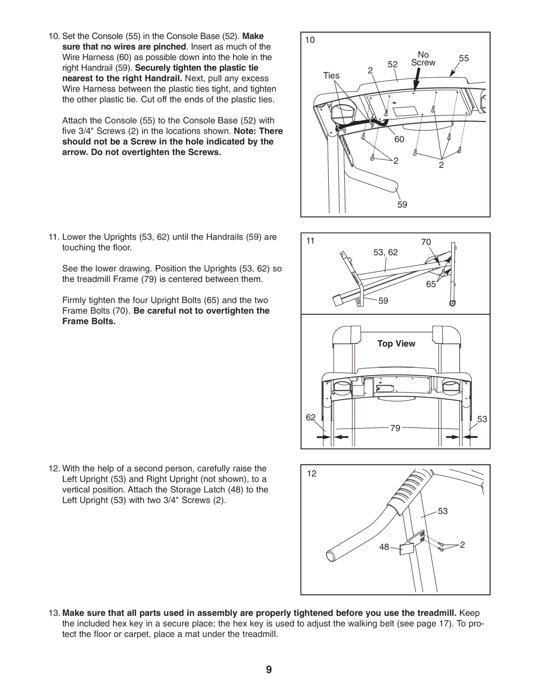 Image IMTL22506.0 user manual Frame Bolts 