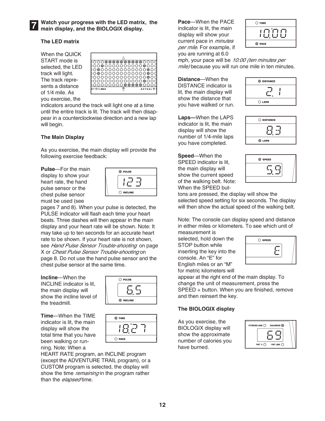 Image IMTL24490 user manual Biologix display 