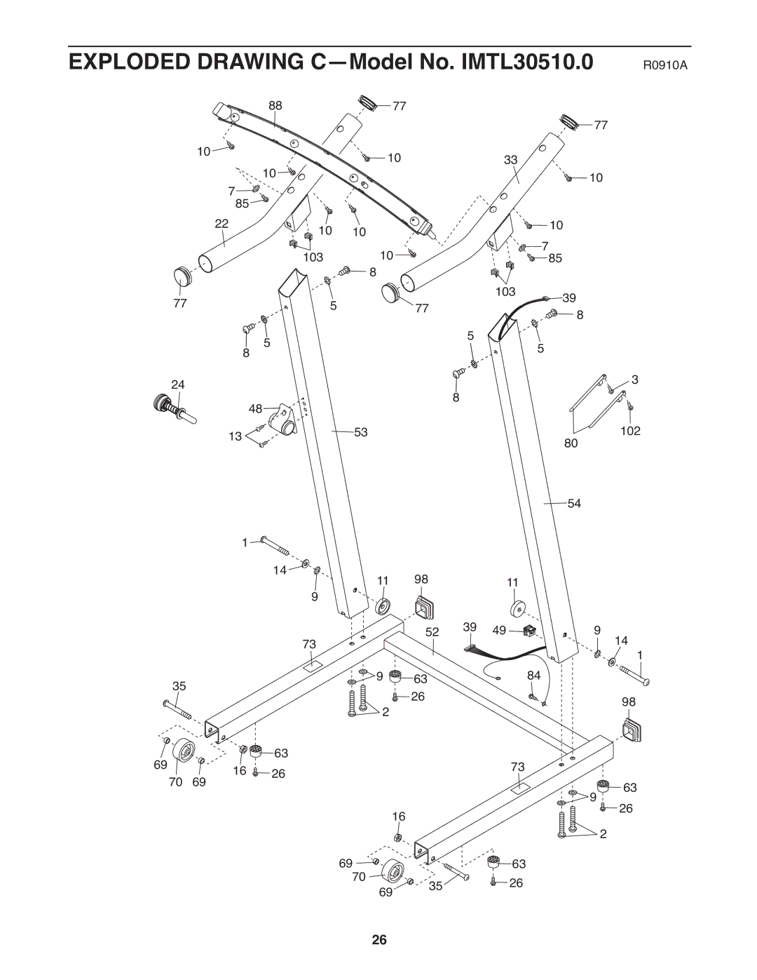 Image warranty Exploded Drawing C-Model No. IMTL30510.0 