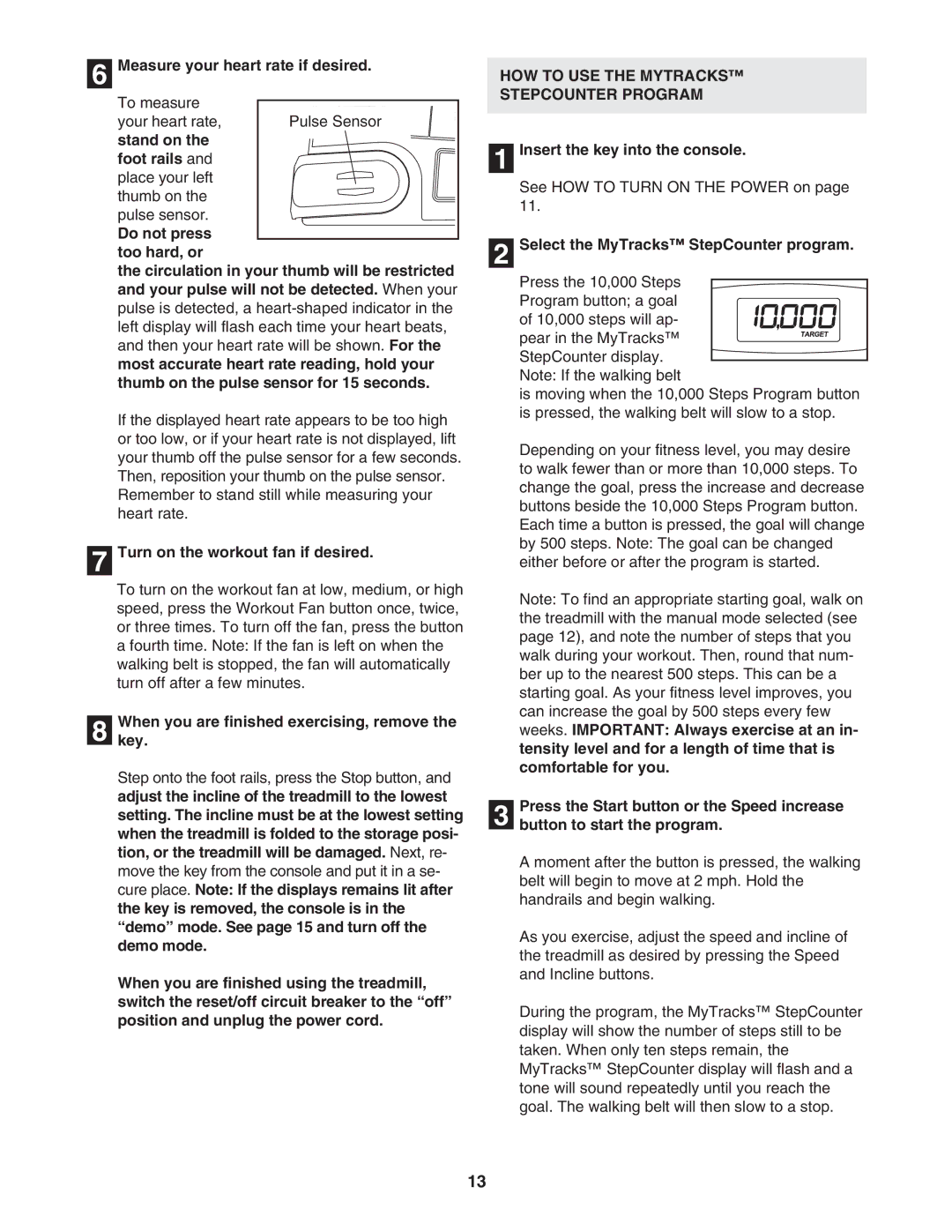 Image IMTL39105.2 user manual HOW to USE the Mytracks Stepcounter Program 