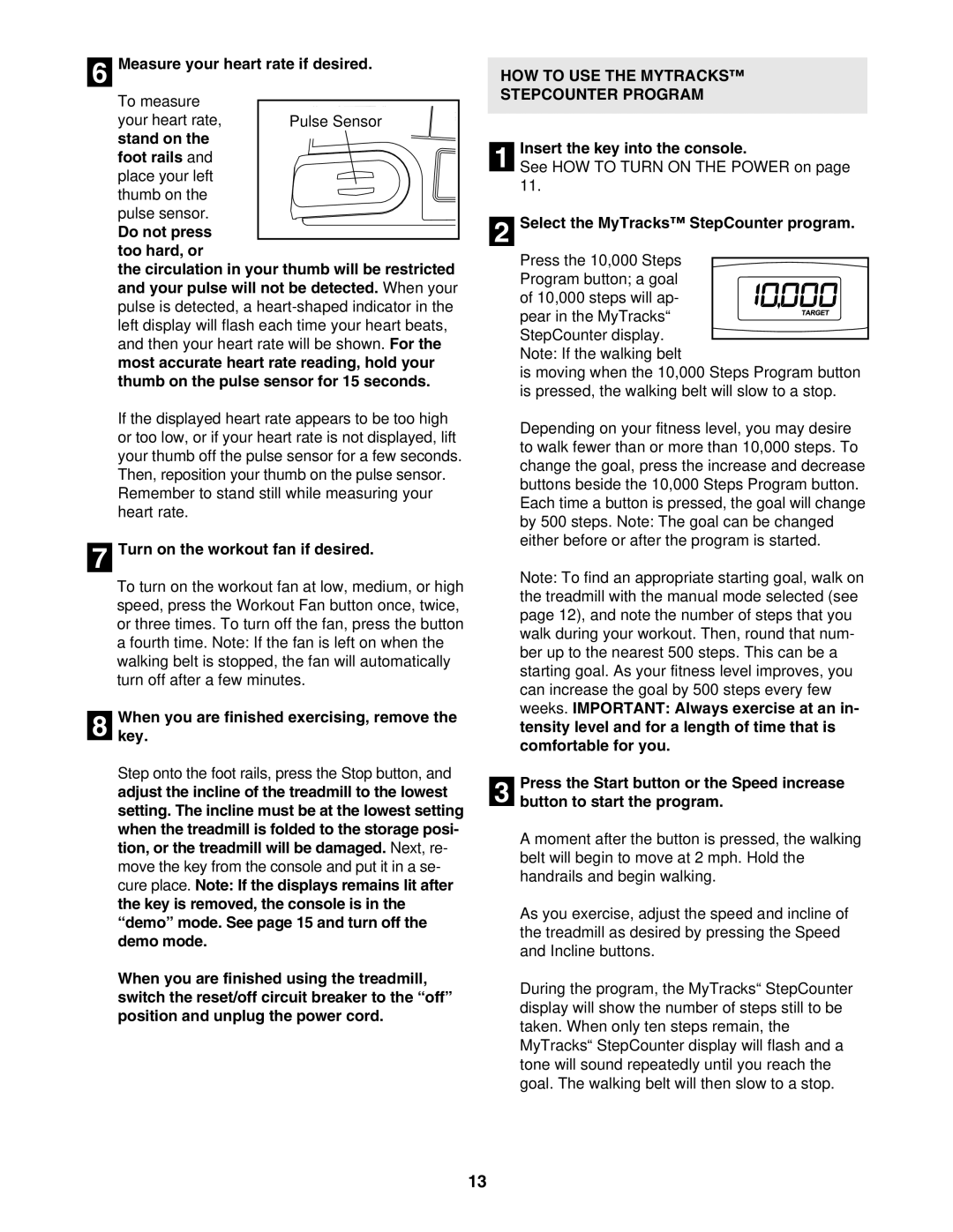 Image IMTL39105.3 user manual HOW to USE the Mytracks Stepcounter Program 