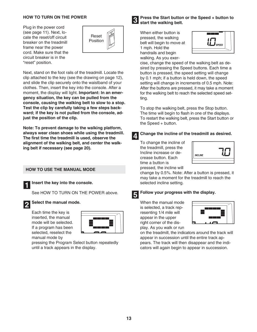 Image IMTL39906.0 user manual HOW to Turn on the Power, HOW to USE the Manual Mode 