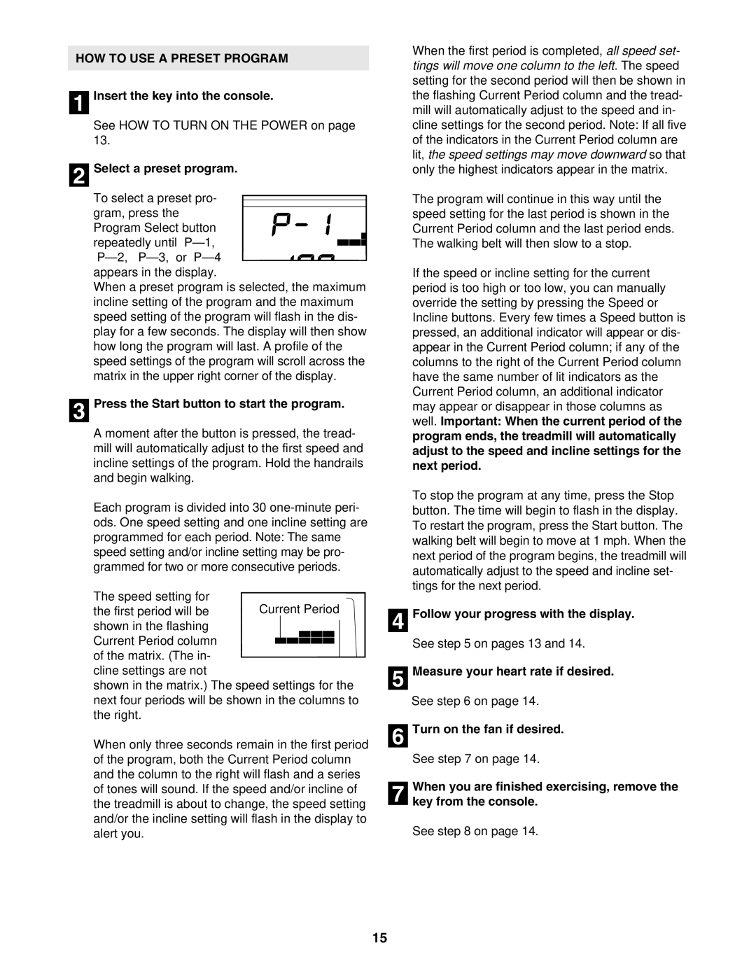 Image IMTL39906.0 HOW to USE a Preset Program, Select a preset program, Press the Start button to start the program 