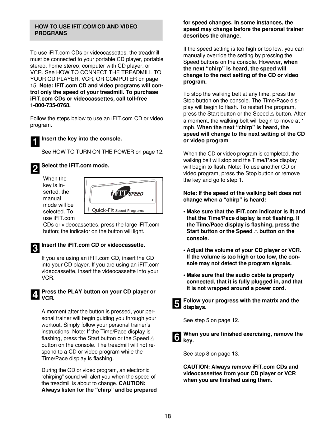 Image IMTL41530 user manual Programs 