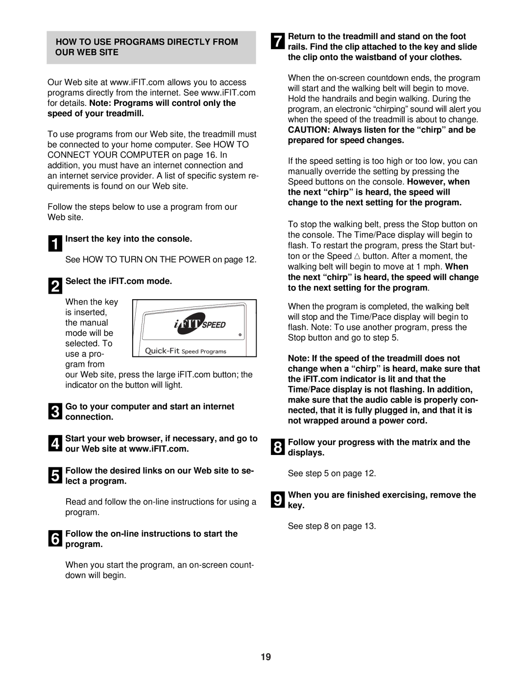 Image IMTL41530 user manual HOW to USE Programs Directly from OUR WEB Site 