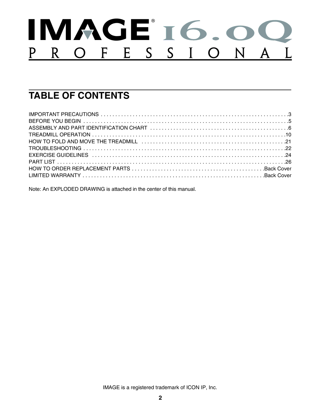 Image IMTL4153.1 user manual Table of Contents 