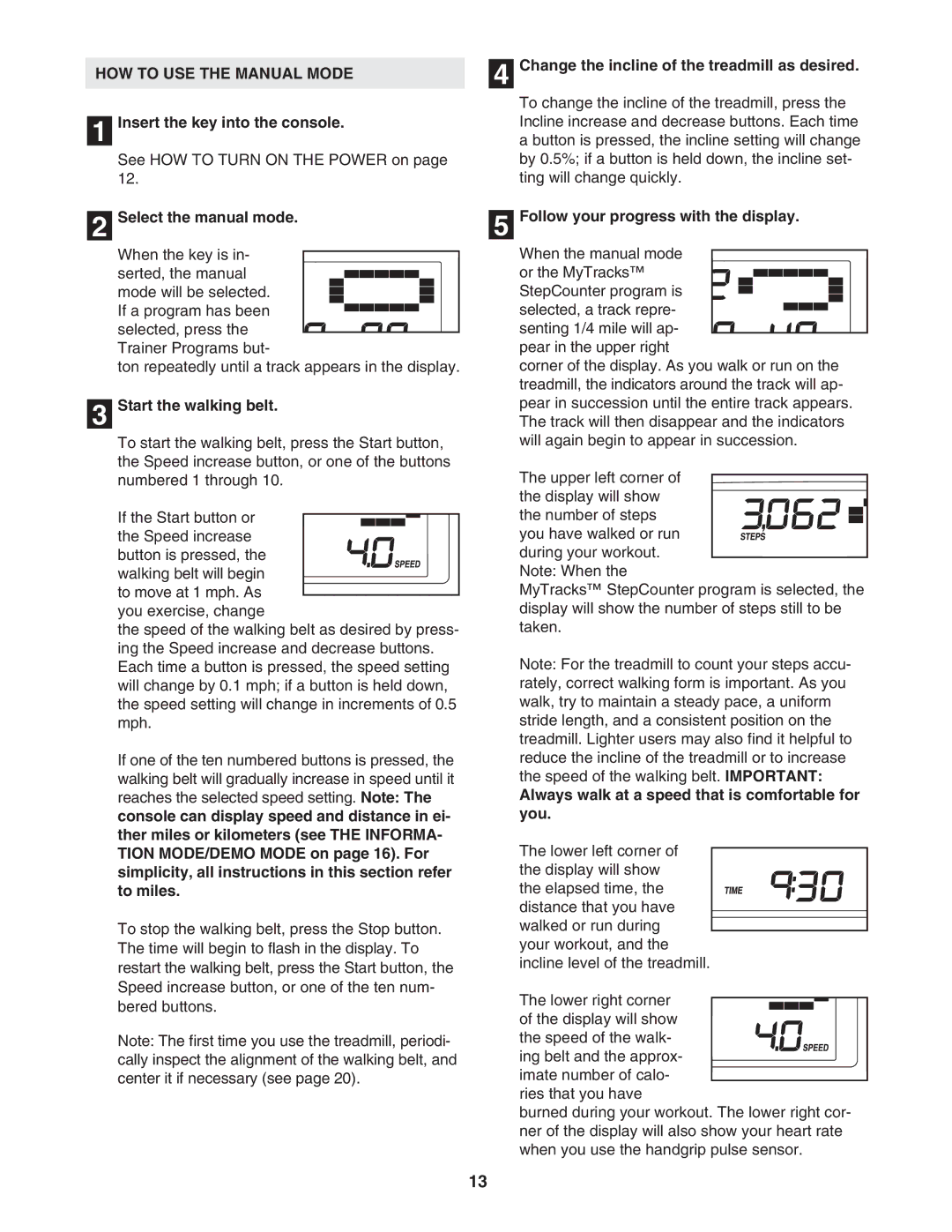 Image IMTL49105.0 user manual HOW to USE the Manual Mode 