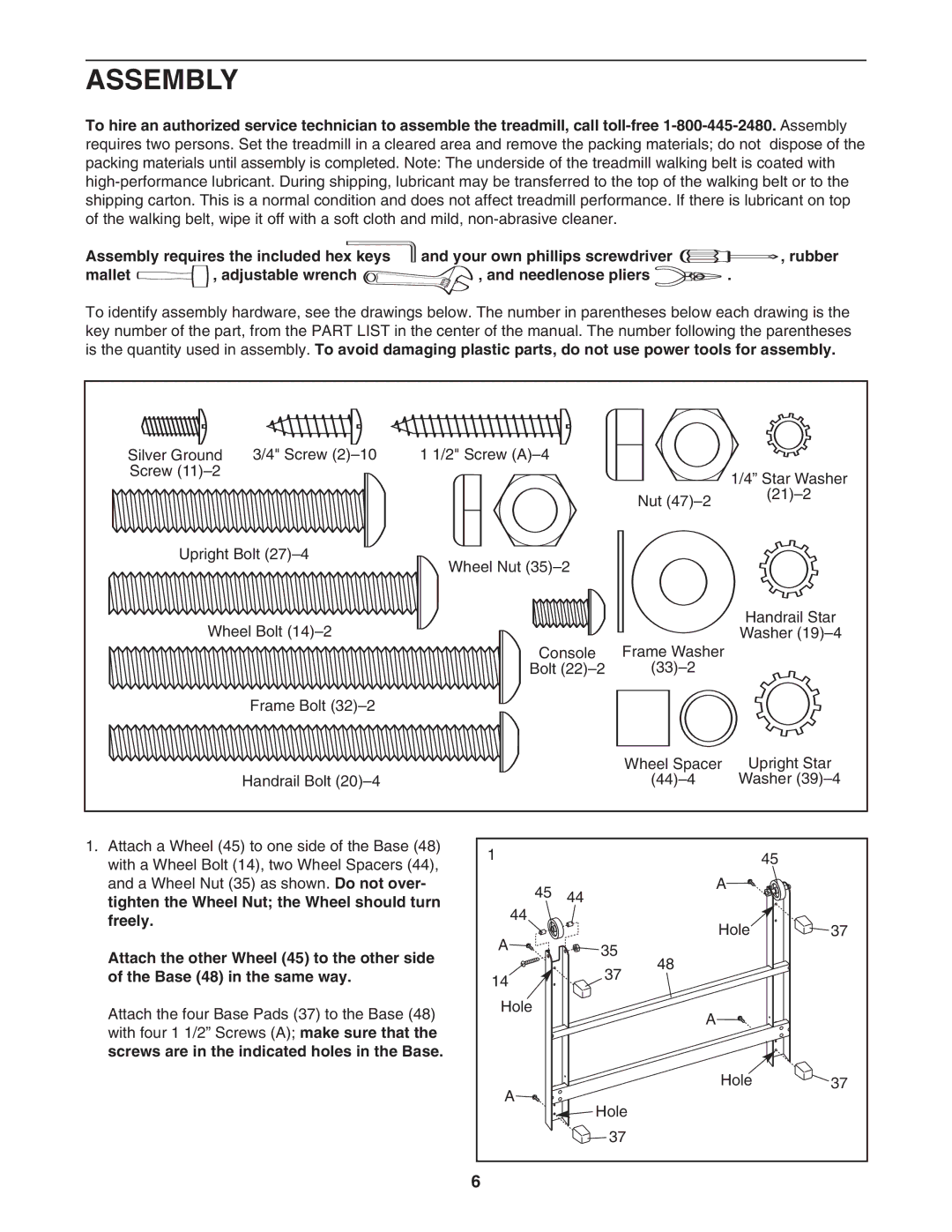 Image IMTL49606.0 user manual Assembly 