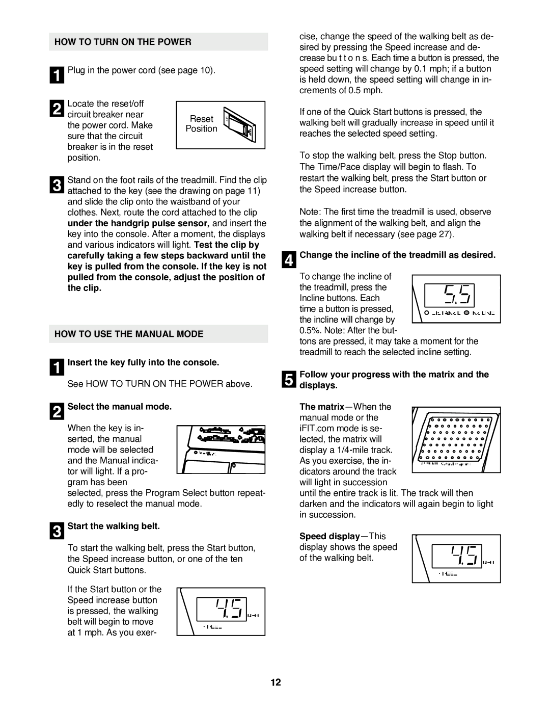 Image IMTL515040 user manual HOW to Turn on the Power, HOW to USE the Manual Mode 