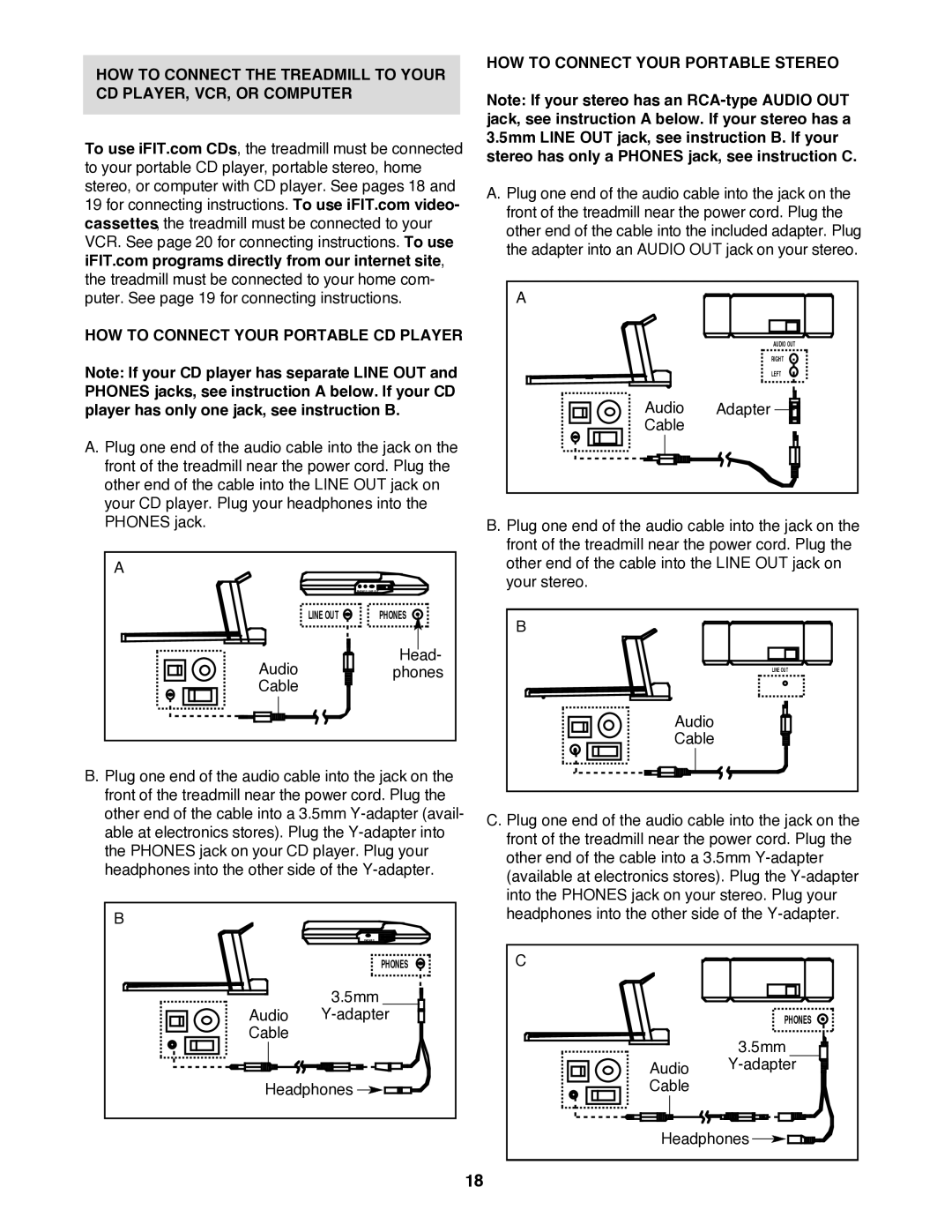 Image IMTL515040 user manual HOW to Connect Your Portable Stereo 