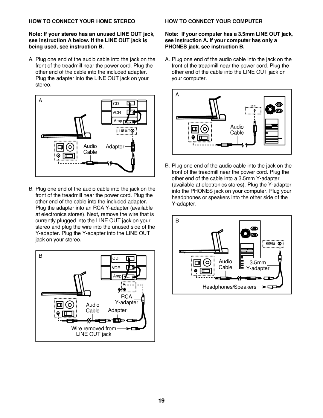 Image IMTL515040 user manual HOW to Connect Your Home Stereo, HOW to Connect Your Computer 