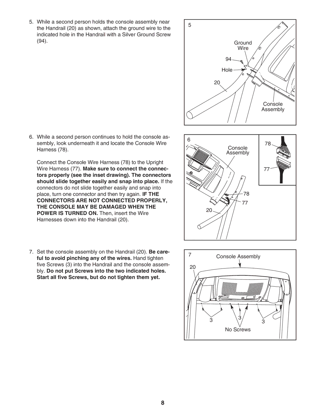 Image IMTL59105.0 user manual Start all five Screws, but do not tighten them yet 