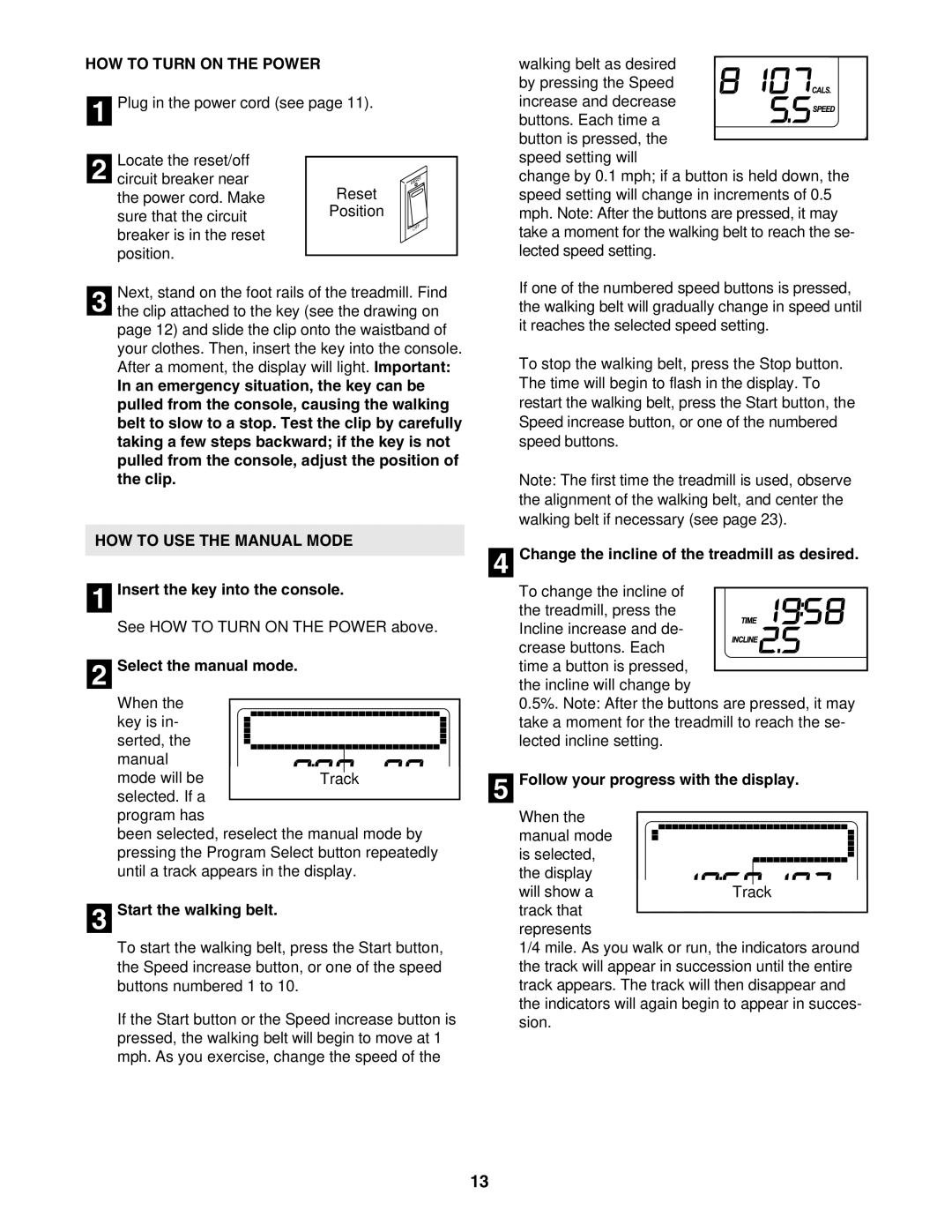 Image IMTL59105.1 user manual HOW to Turn on the Power, HOW to USE the Manual Mode 