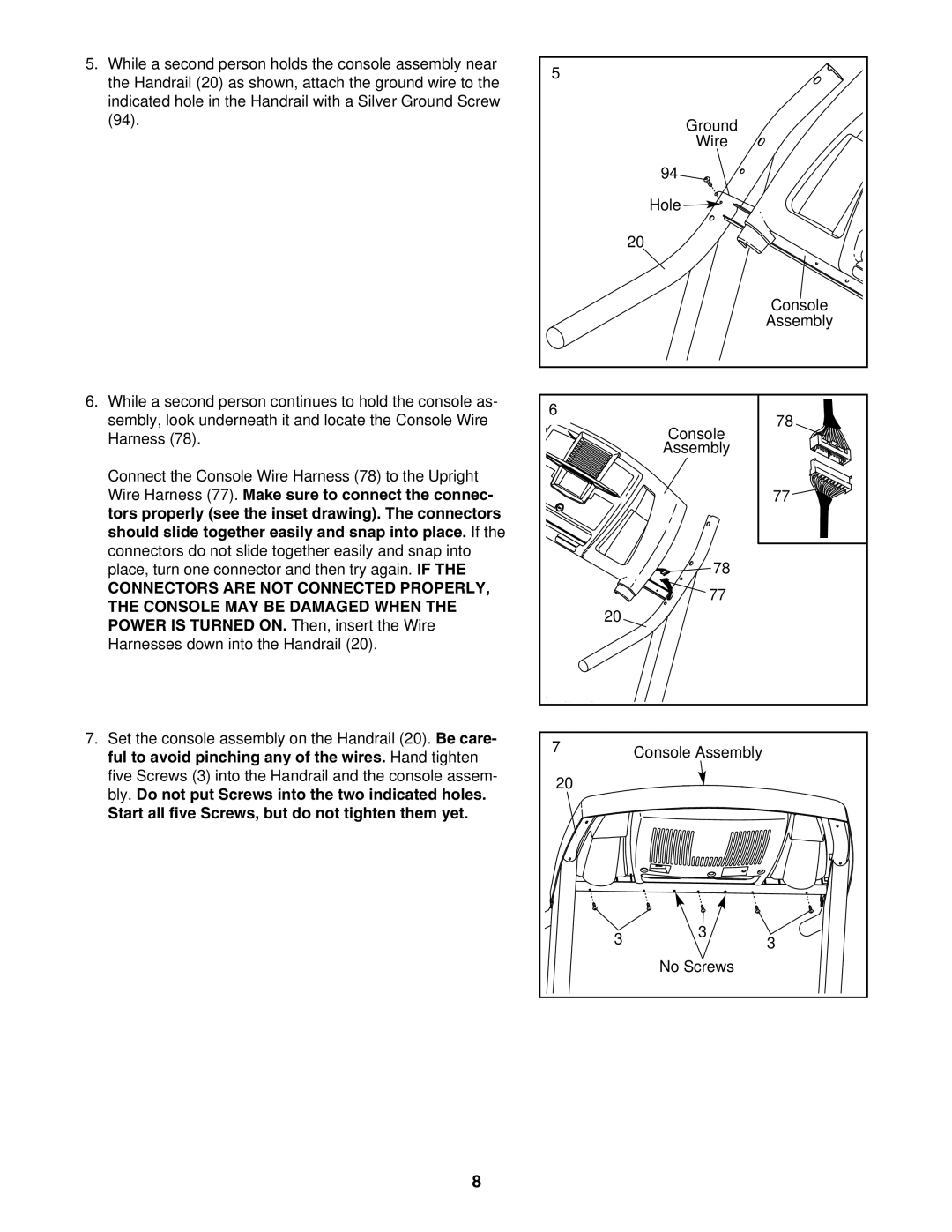 Image IMTL59105.1 user manual Start all five Screws, but do not tighten them yet 