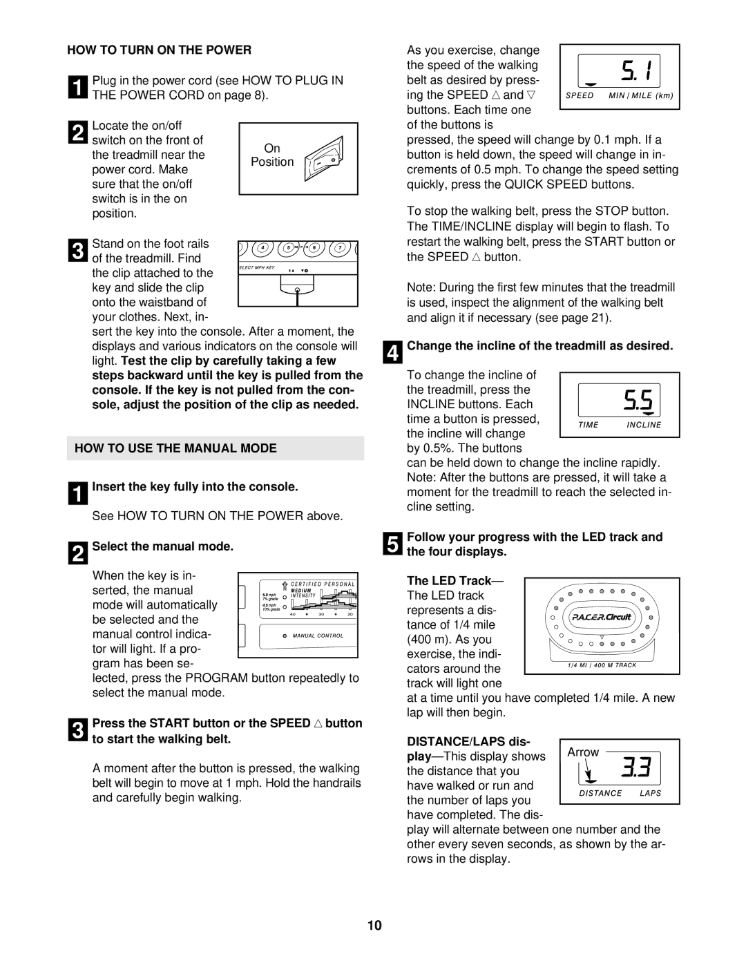 Image IMTL59520 user manual HOW to Turn on the Power, HOW to USE the Manual Mode 