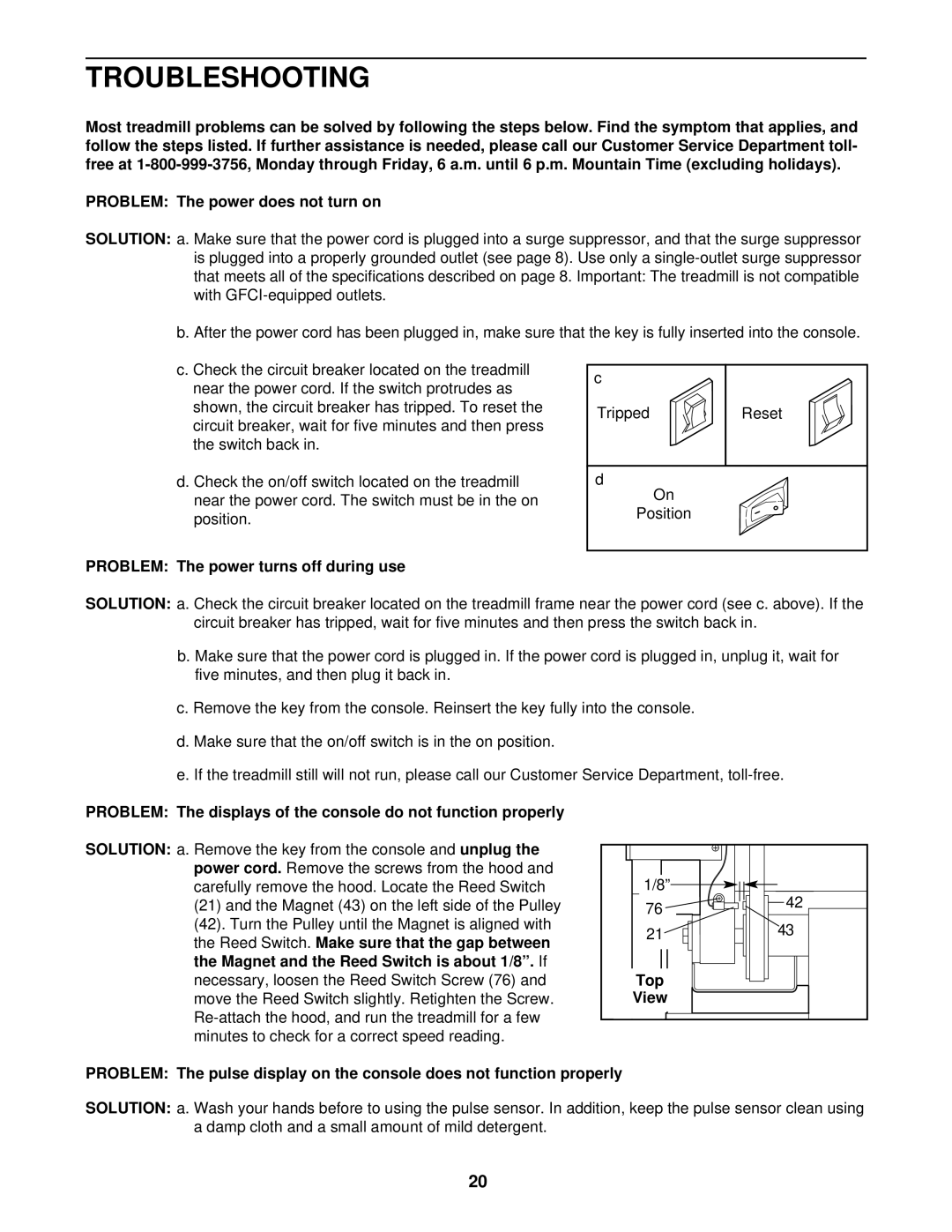 Image IMTL59520 user manual Troubleshooting, Problem The power turns off during use, Top 