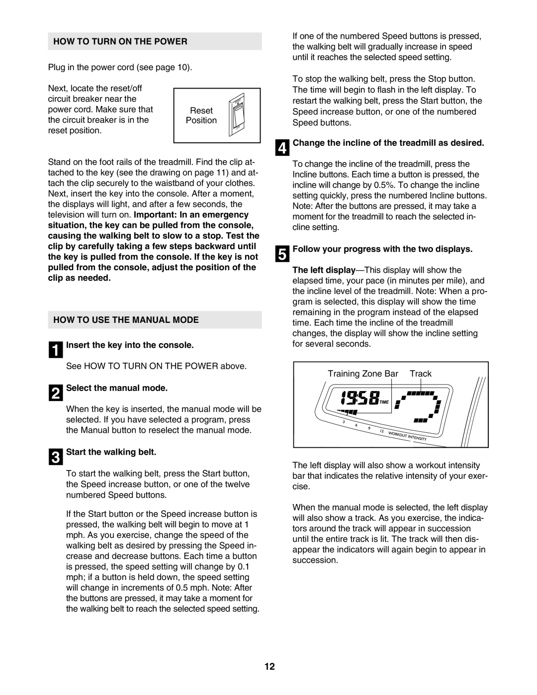 Image IMTL94106.0 user manual HOW to Turn on the Power, HOW to USE the Manual Mode 