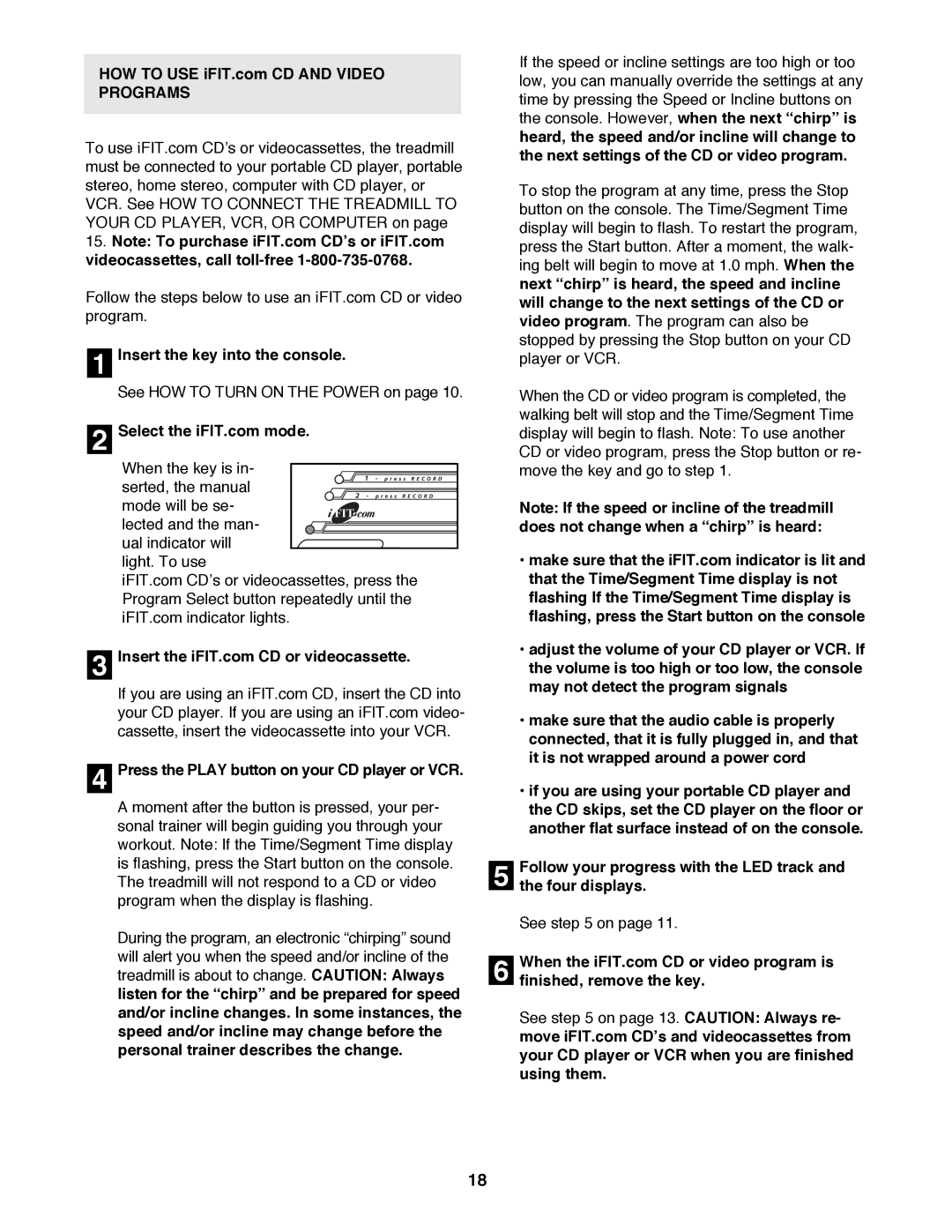 Image IMTL99000 user manual Press the Play button on your CD player or VCR, Finished, remove the key 