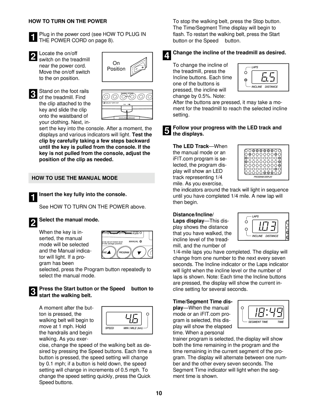 Image IMTL99600 user manual HOW to Turn on the Power, HOW to USE the Manual Mode 